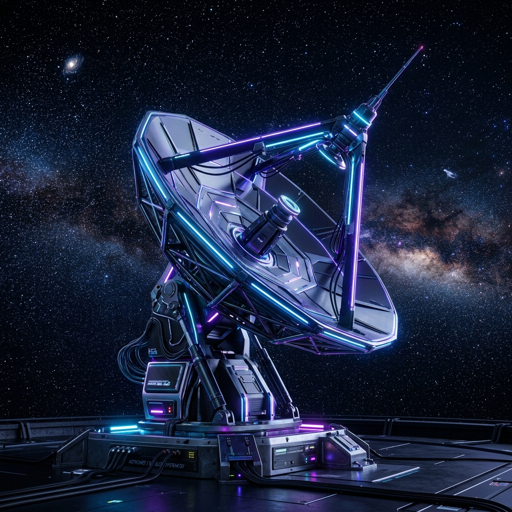 3D Satellite Dish Antenna